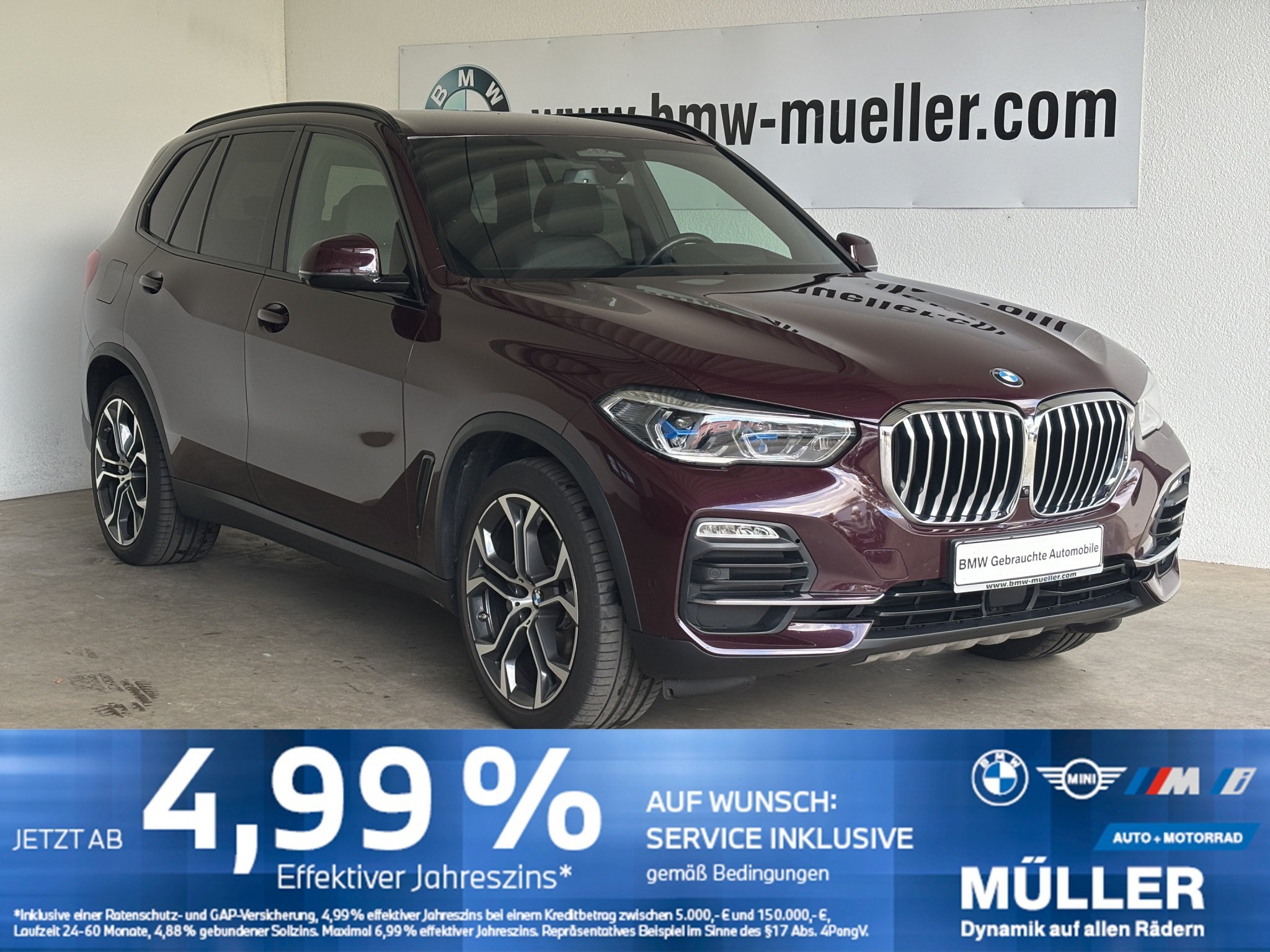 BMW X5 xDrive30d SAG LUFT/LASER/HUD/INTEG/hh/360CAM