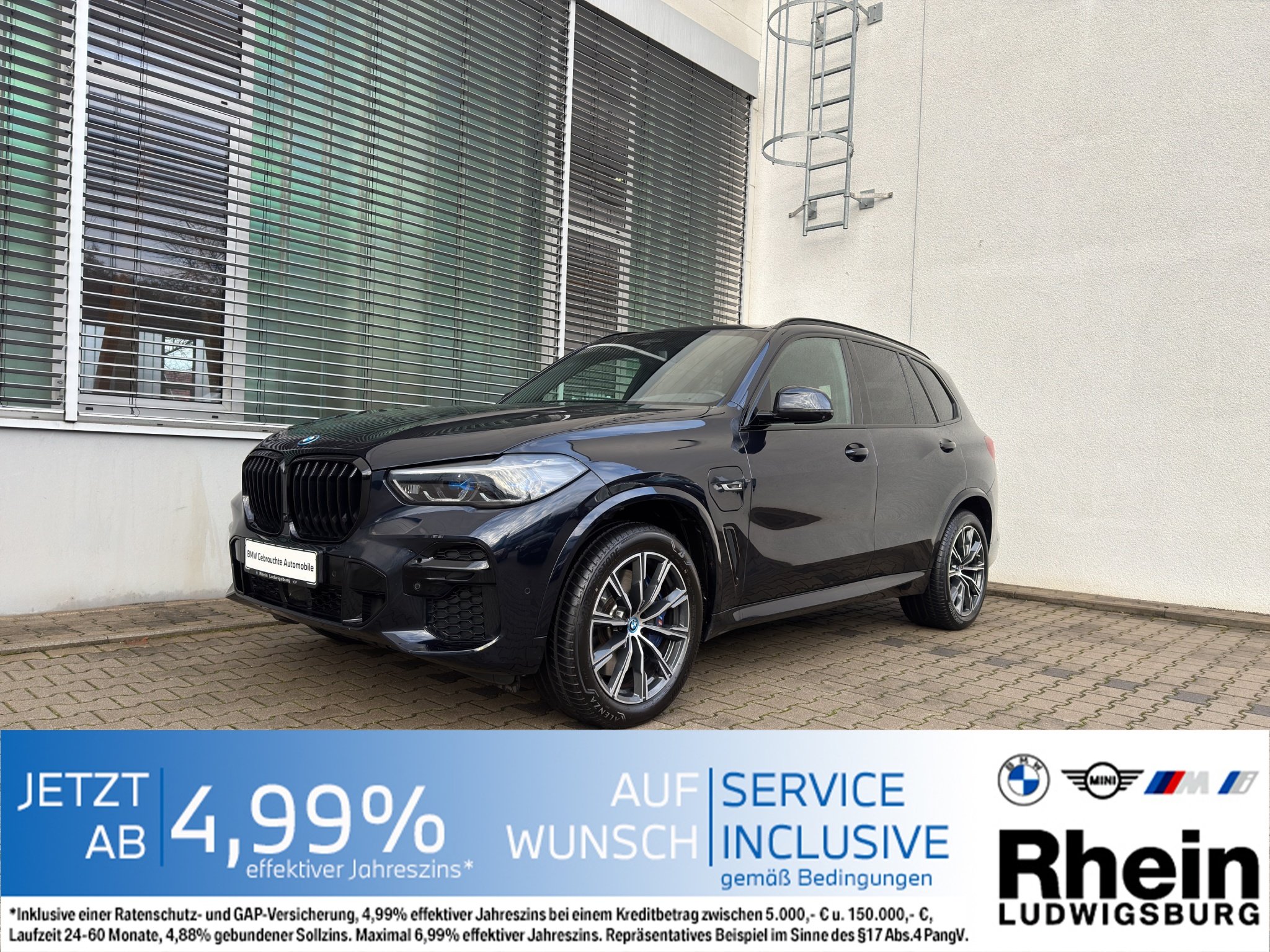 BMW X5 xDr 45e iPer M Sportpaket Laser HUD ParkAs+