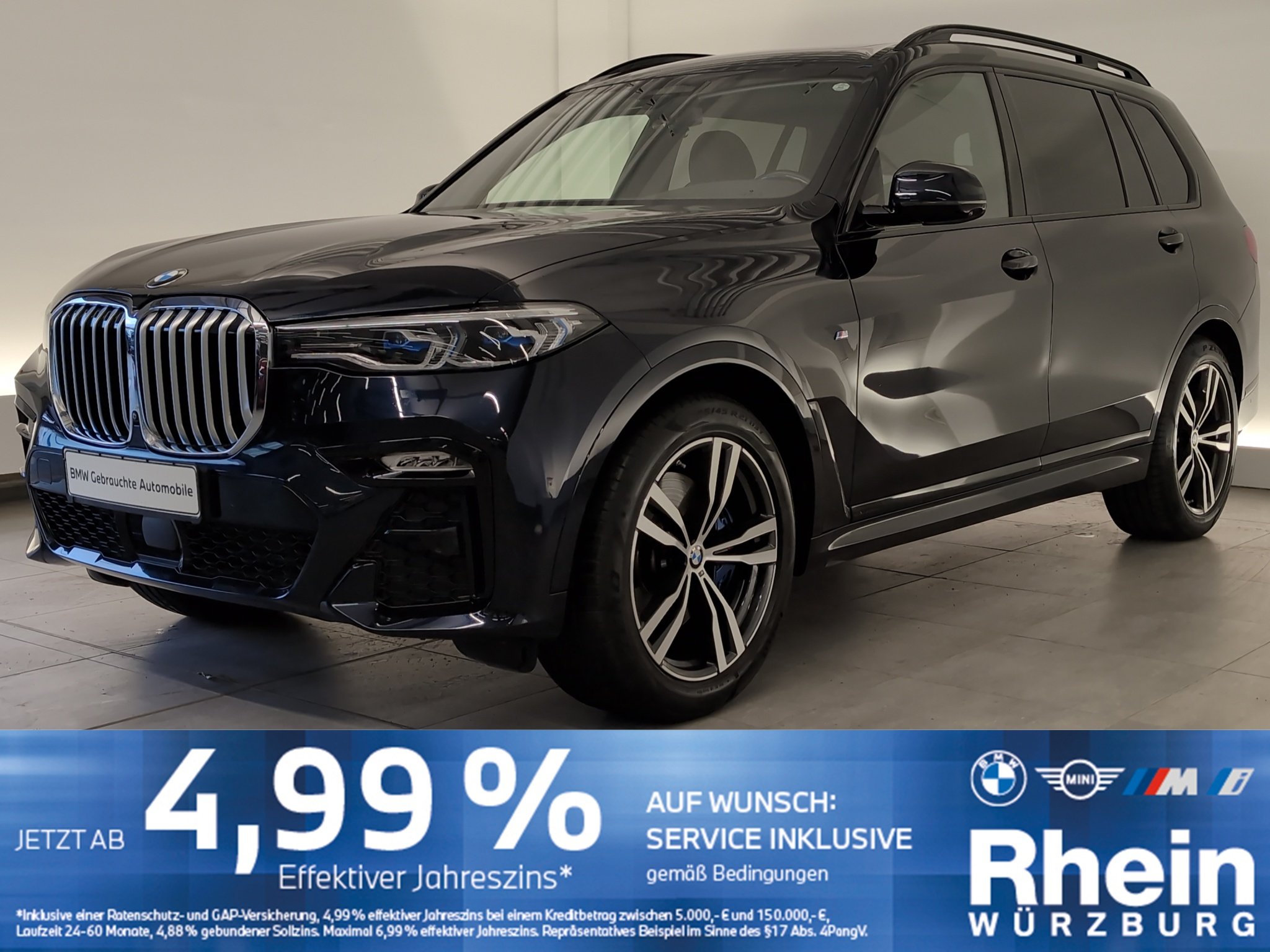 BMW X7 xDrive40d M Sport Navi/Laser/HuD/Pano/AHK/360