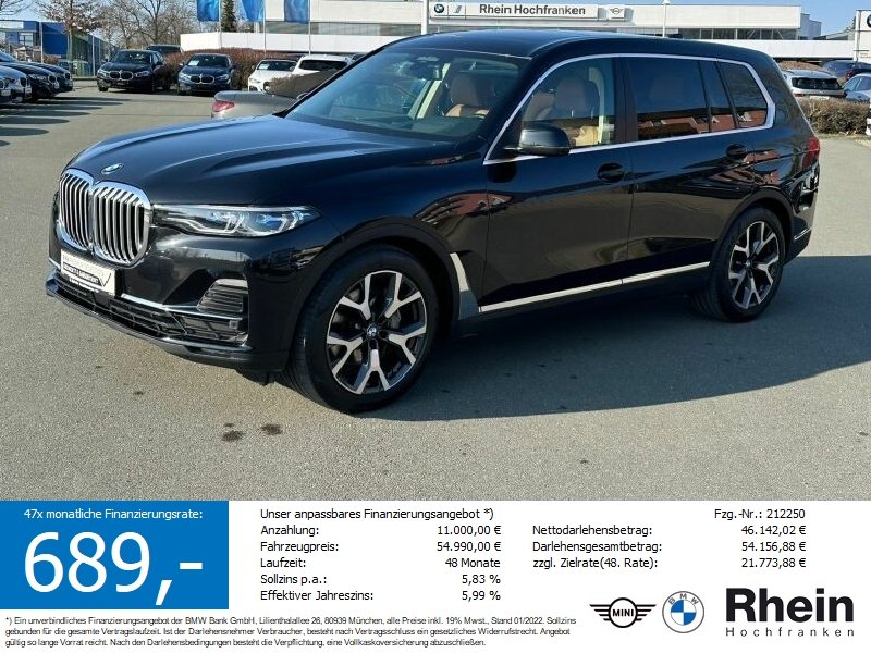 BMW X7 xDrive40d STANDH LASER ACC 360 AHK SOFTCLOSE
