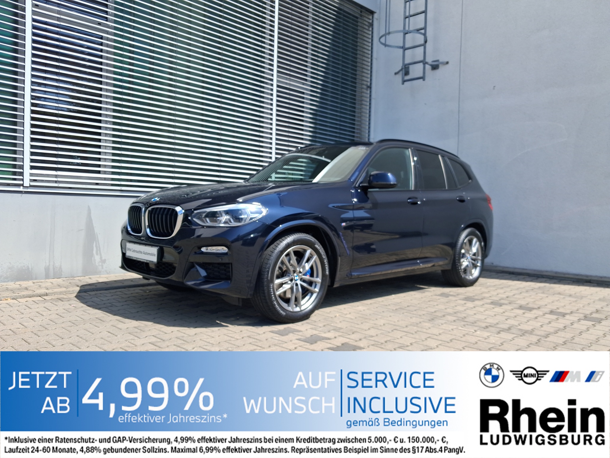 BMW X3 xDrive30i M Sport LED Navi DrivAs+ HUD Pano