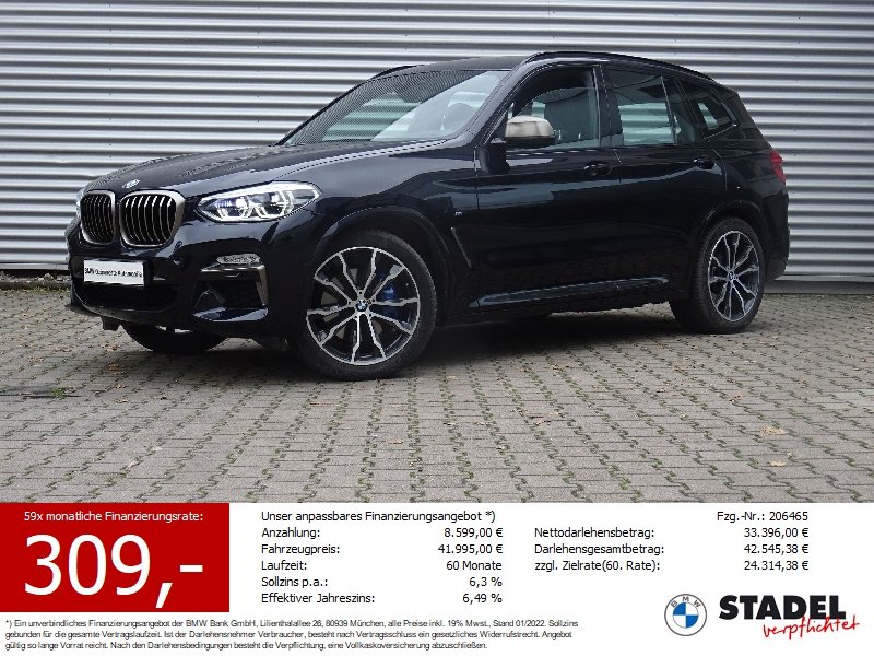 BMW X3 M40i NaviPro HuD HiFi-h/k Drive/ParkAssi AHK