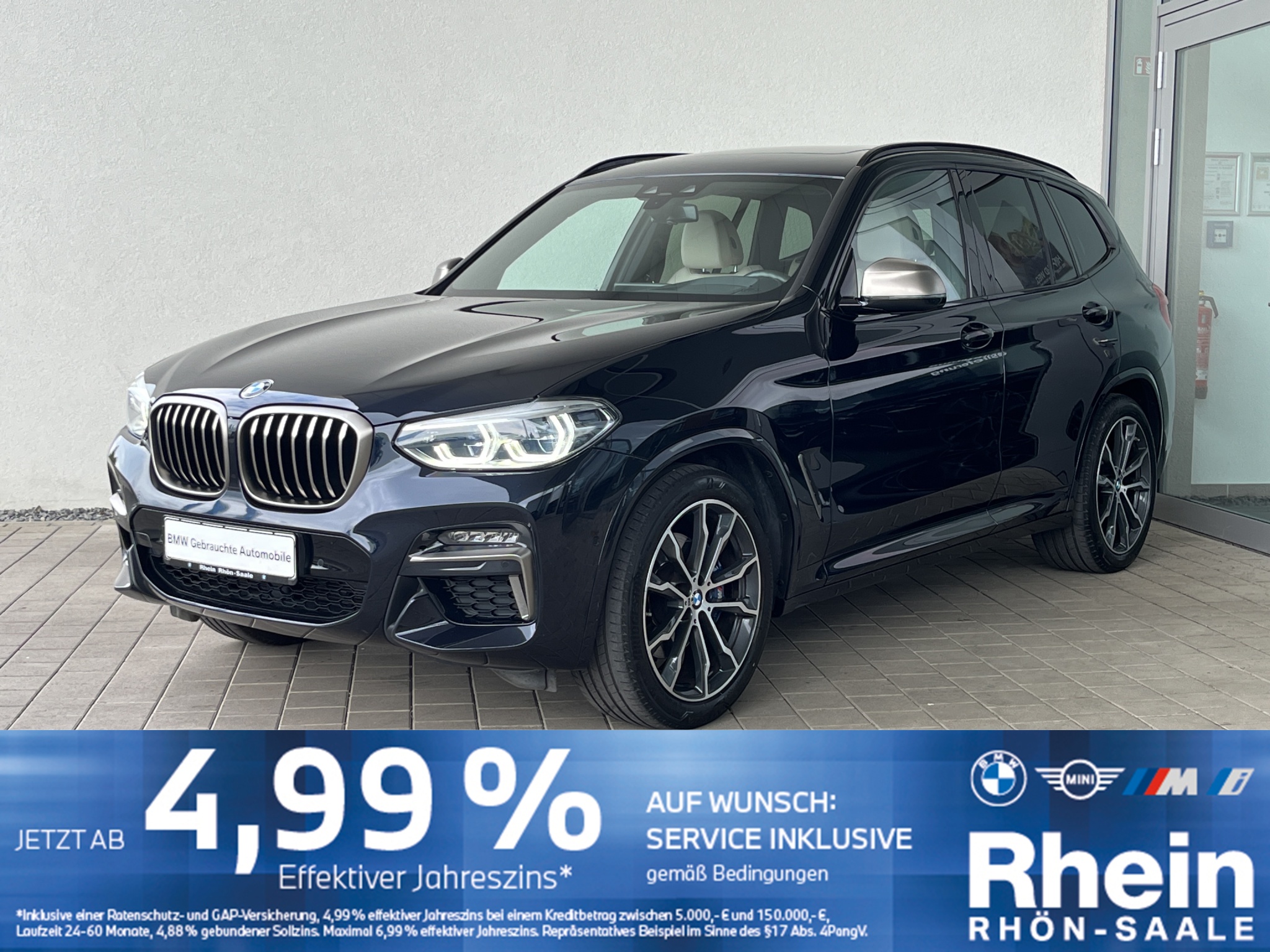 BMW X3 M40i Navi.Leder.HUD.LED.Hifi.DriveA.AHK.Pano.