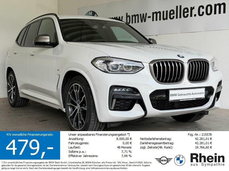 BMW X3 M40d SAG xDr AHK/HUD/HiFi/4xSH/CAM/MEMO/ROLLO
