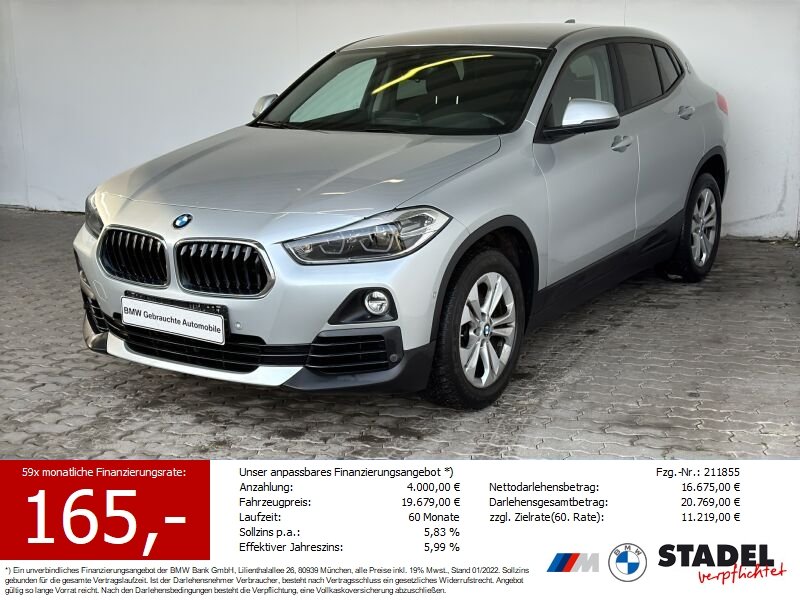 BMW X2 sDrive18i Advantage Navi+.LED.HuD.RFK.KomfZg