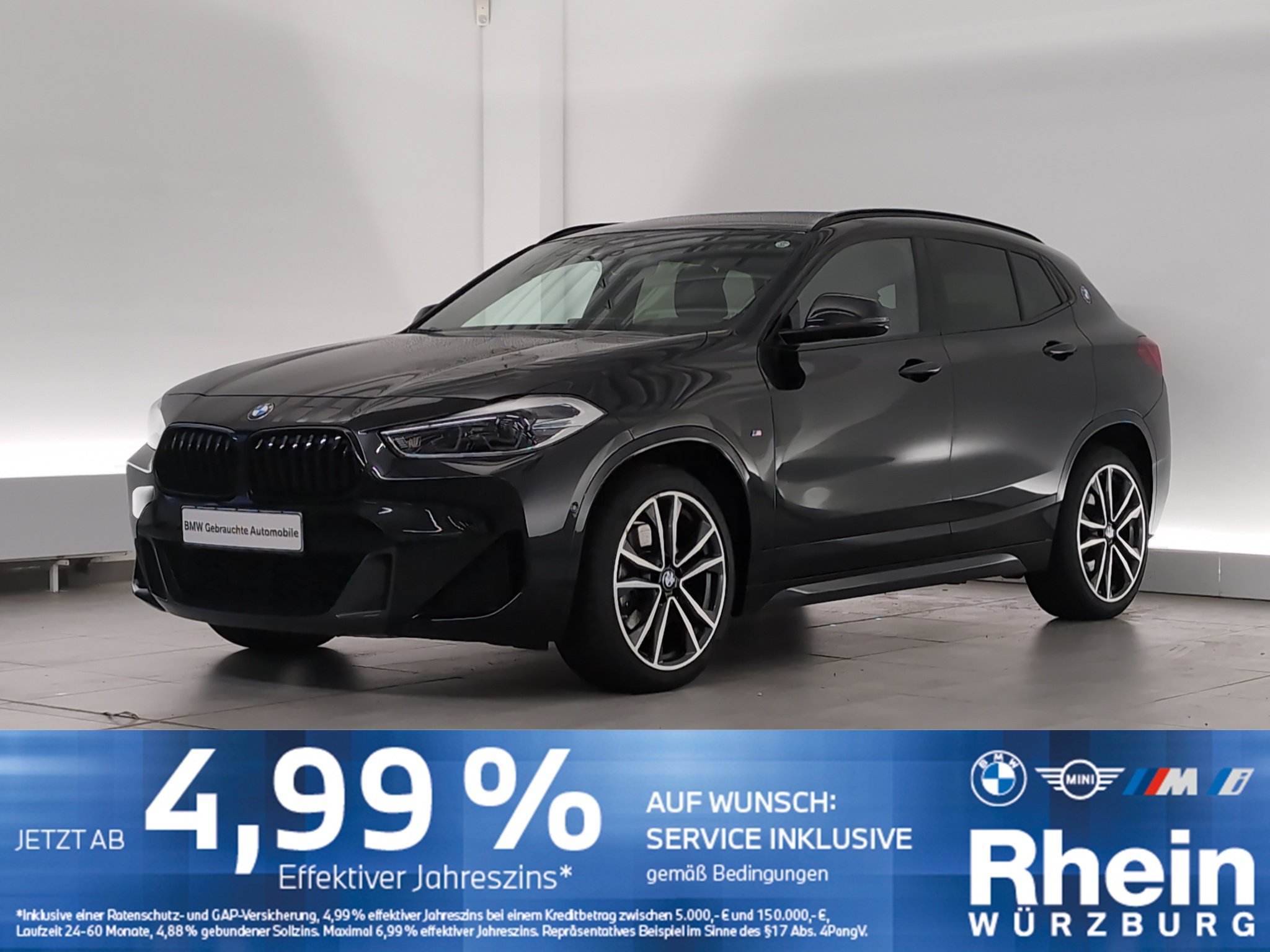 BMW X2 sDrive20i M Sport Navi/LED/HuD/DAB/PA/SportLR