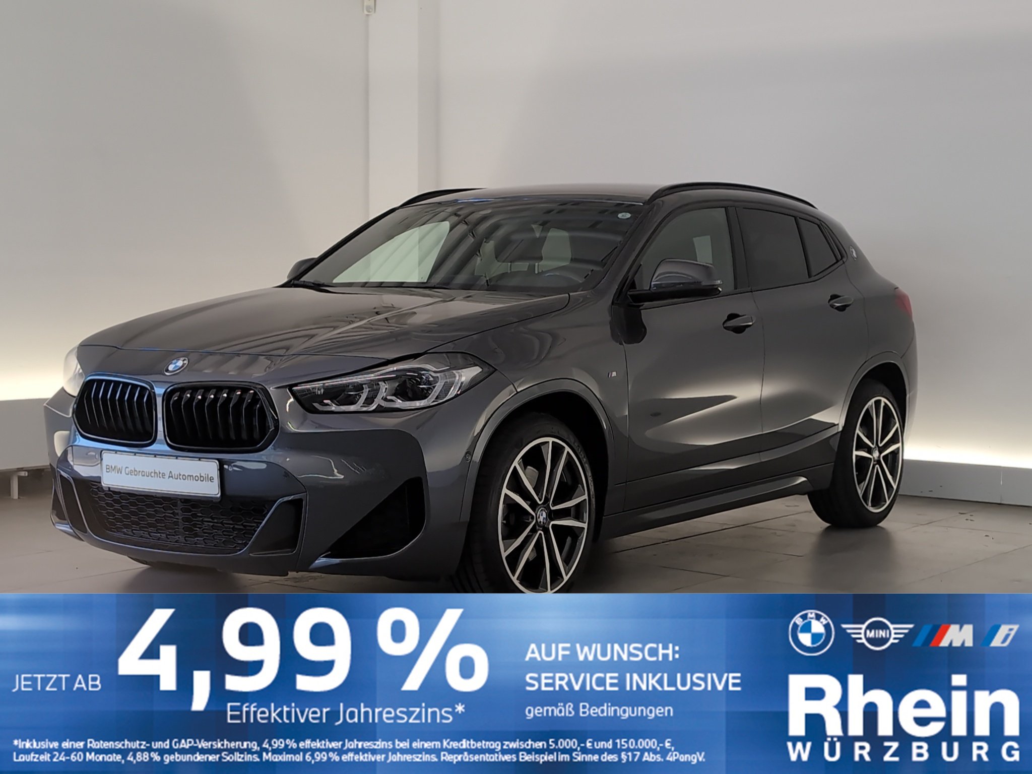 BMW X2 xDrive20i M Sport Navi/LED/AHK/RFK/SHZ/HuD