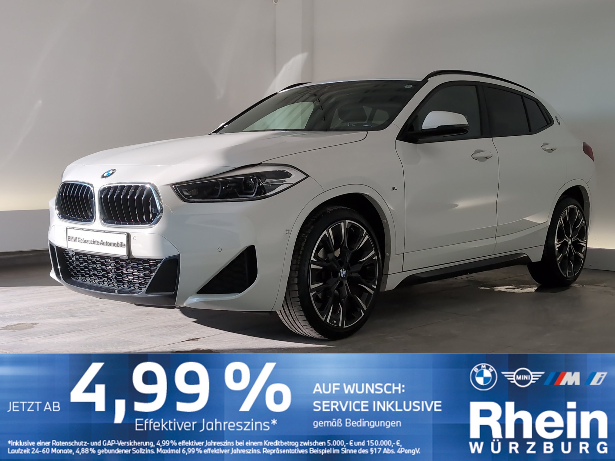 BMW X2 sDrive18d M Sport Navi/LED/HiFi/RFK/PDCvo+hi