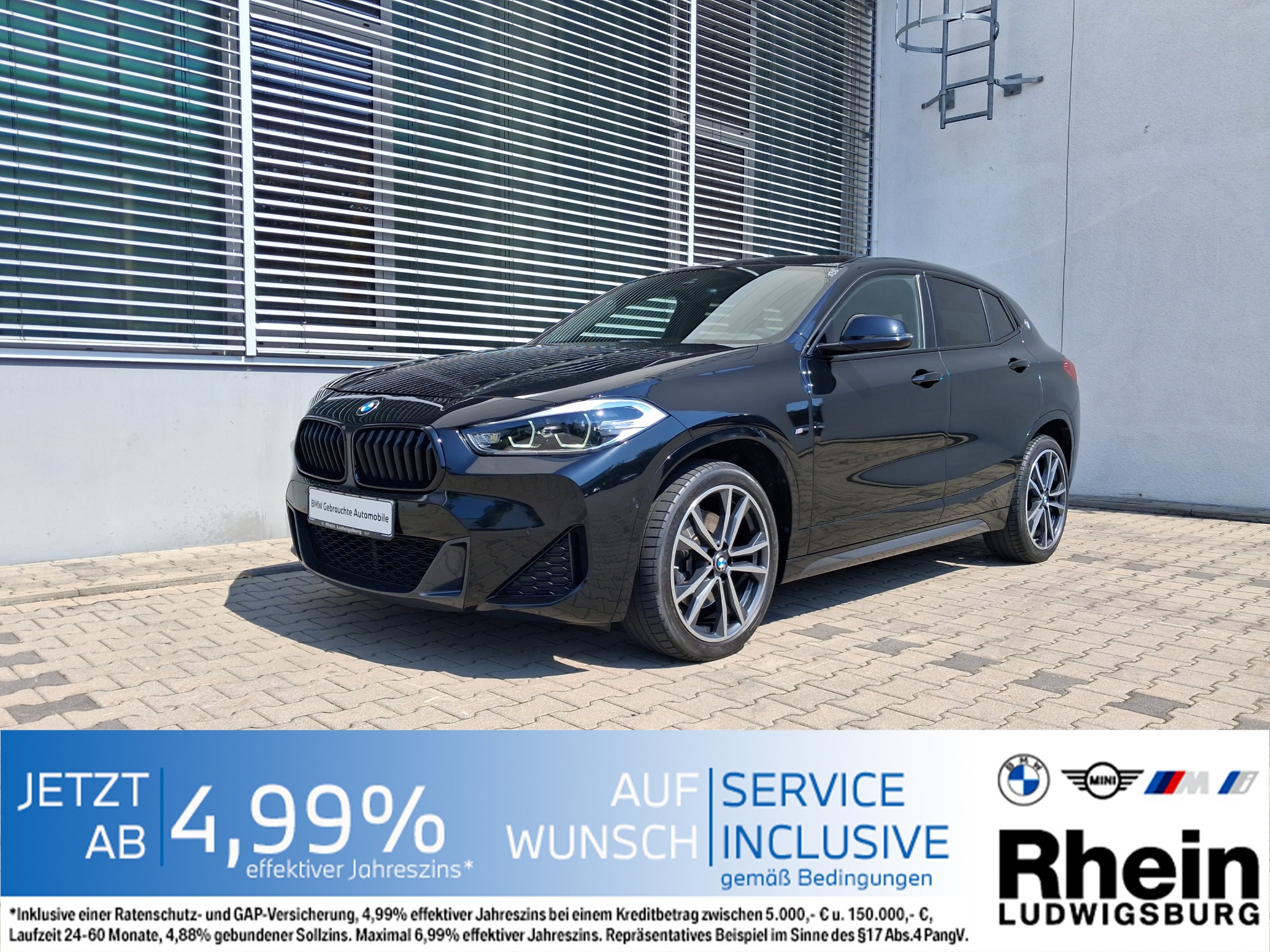 BMW X2 SDrive20d M Sport LED Navi DrivAs AHK Lichtpa