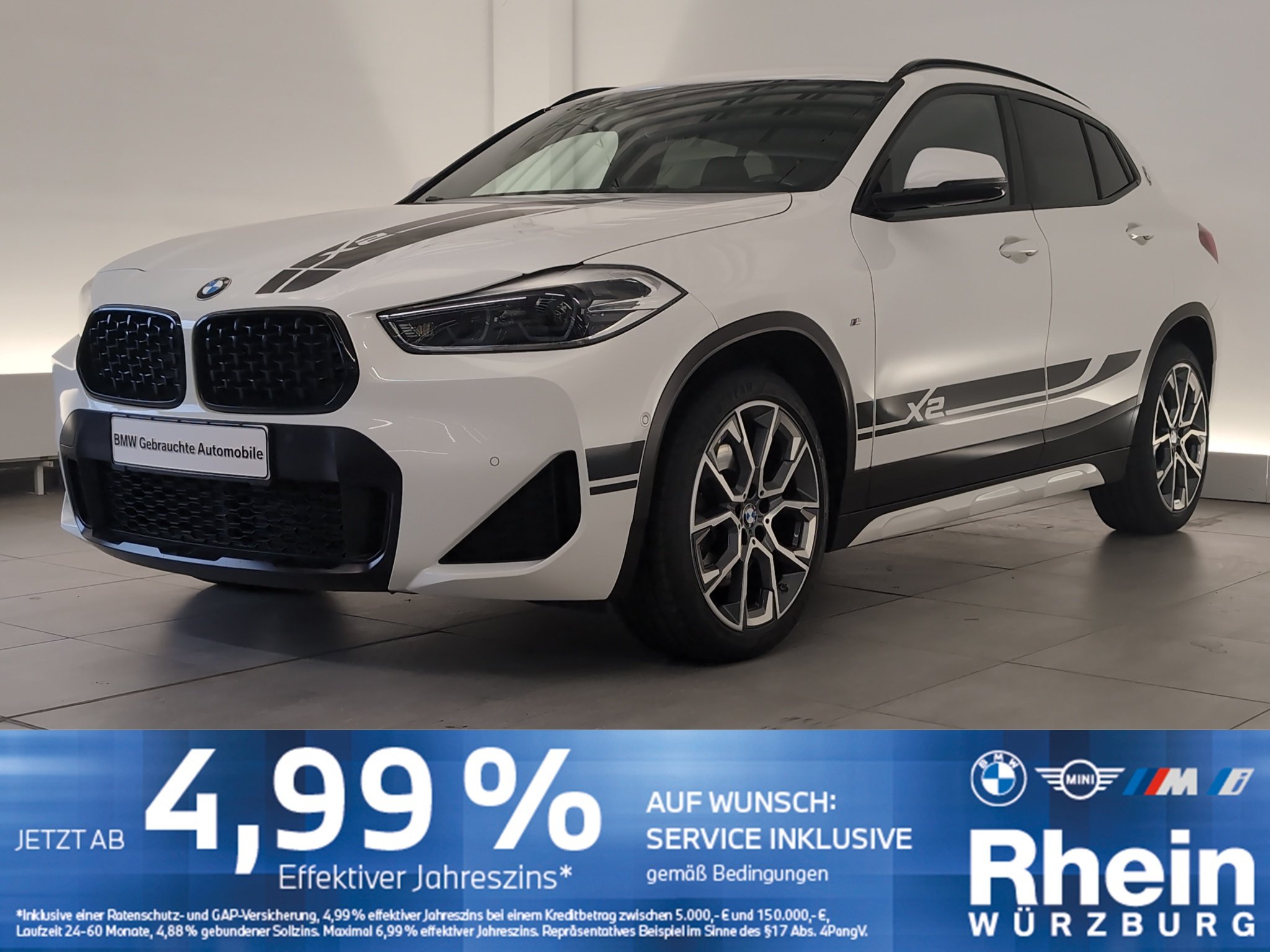 BMW X2 SDrive20d M Mesh Navi/LED/AHK/RFK/SHZ/ACC/PDC