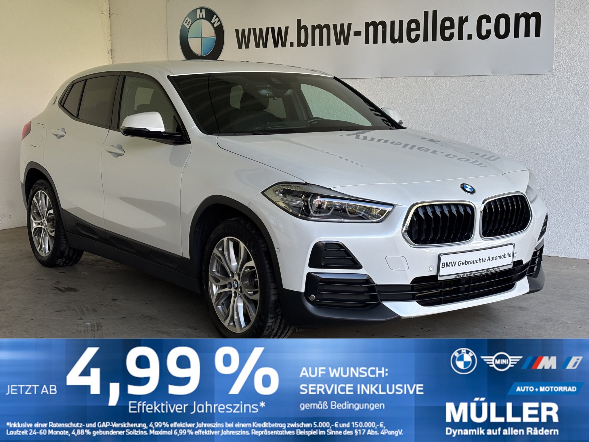 BMW X2 xDrive25e LED+/HUD/NAV+/ACC/CAM/S-SITZ/SH/DAB