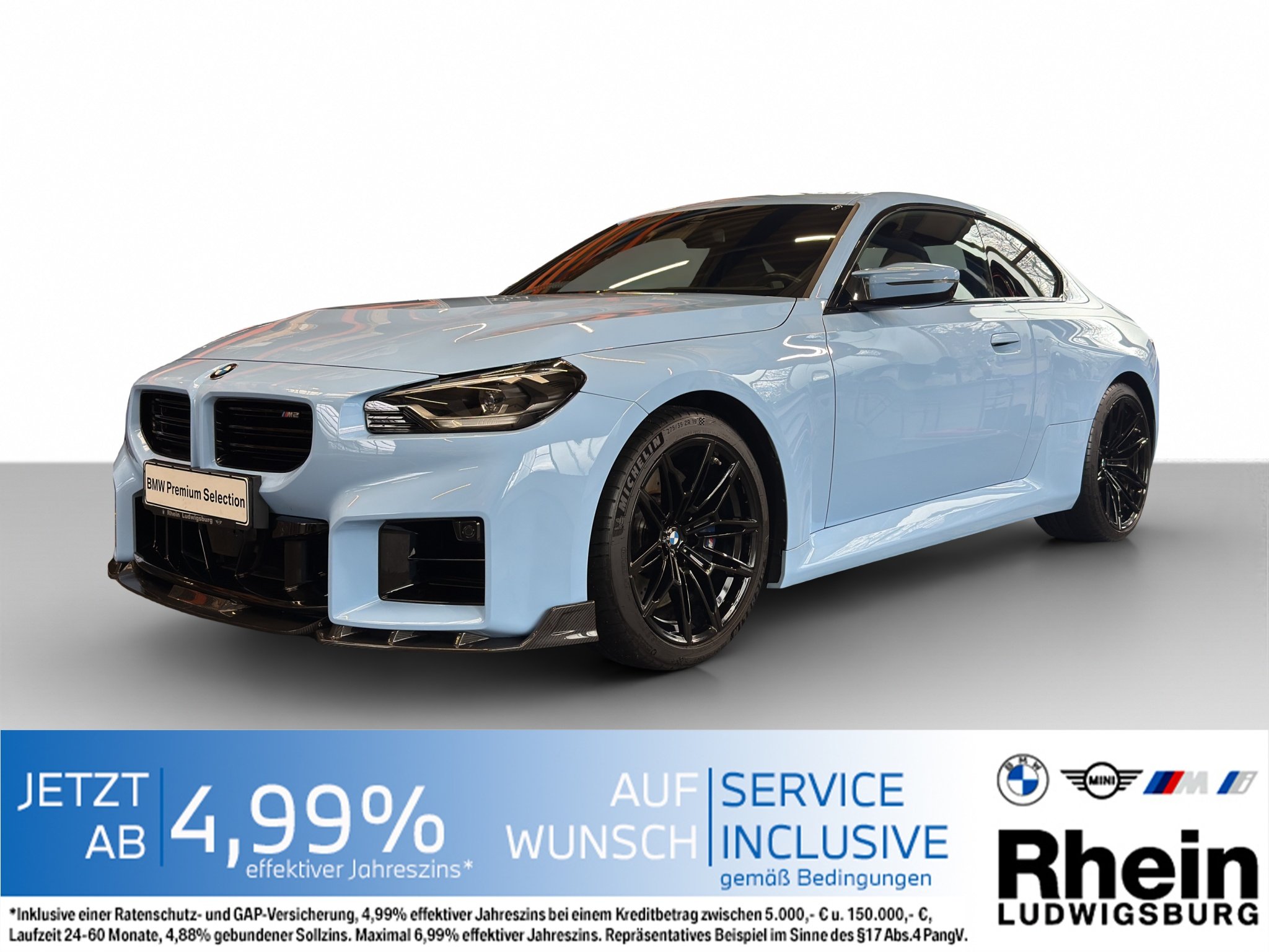 BMW M2 Coup Carbondif HiFi GLasdach Lordose HUD