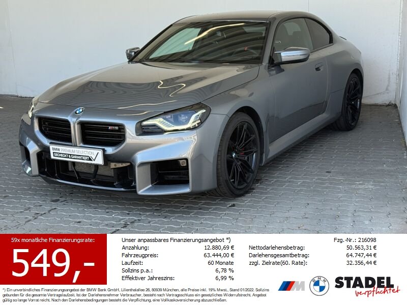 BMW M2 Coup Navi.LED.DriveAs.HiFi.KomfZg.R&uuml;Kam.DAB