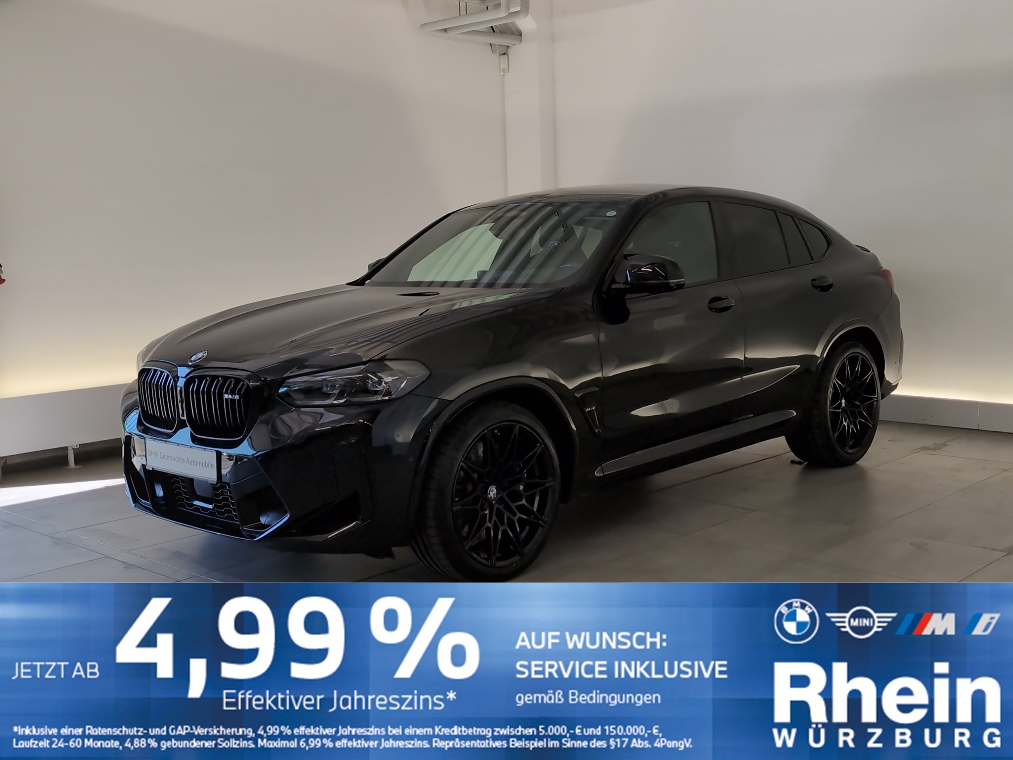 BMW X4 M Navi/LED/AHK/360/SHZ v+h/HuD/ACC/Apple