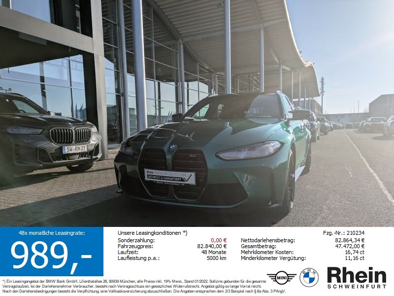 BMW M3 Competition M xDrive Tour. Innovationspaket.