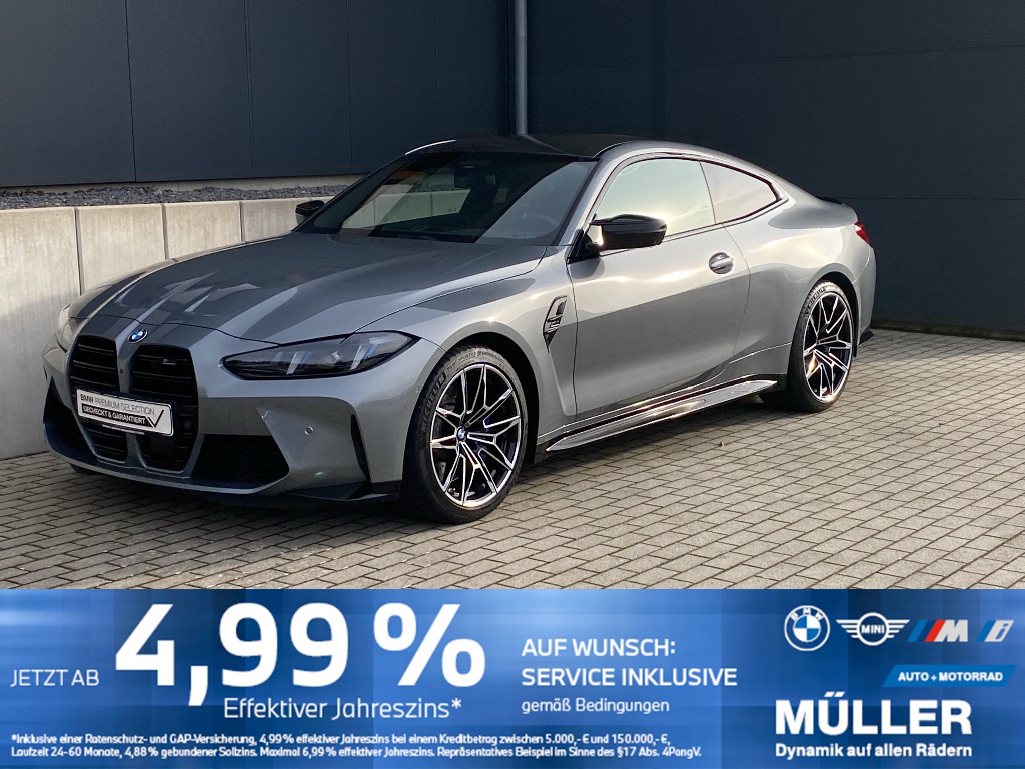 BMW M4 Competition Coup LED+/HUD/S-LÜFT/360/hk/LHZ