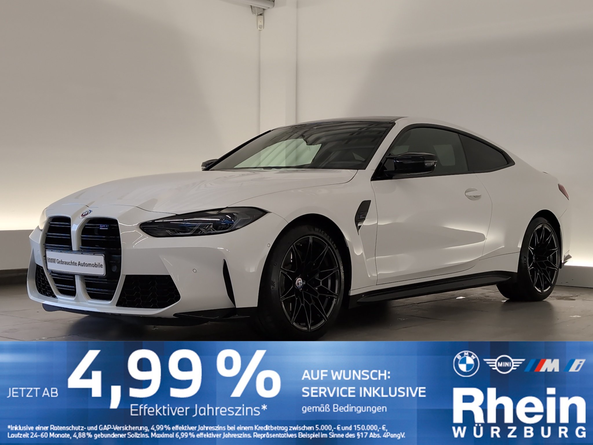 BMW M4 Competition Coup Navi/Laser/HuD/HarmKar/PaAS