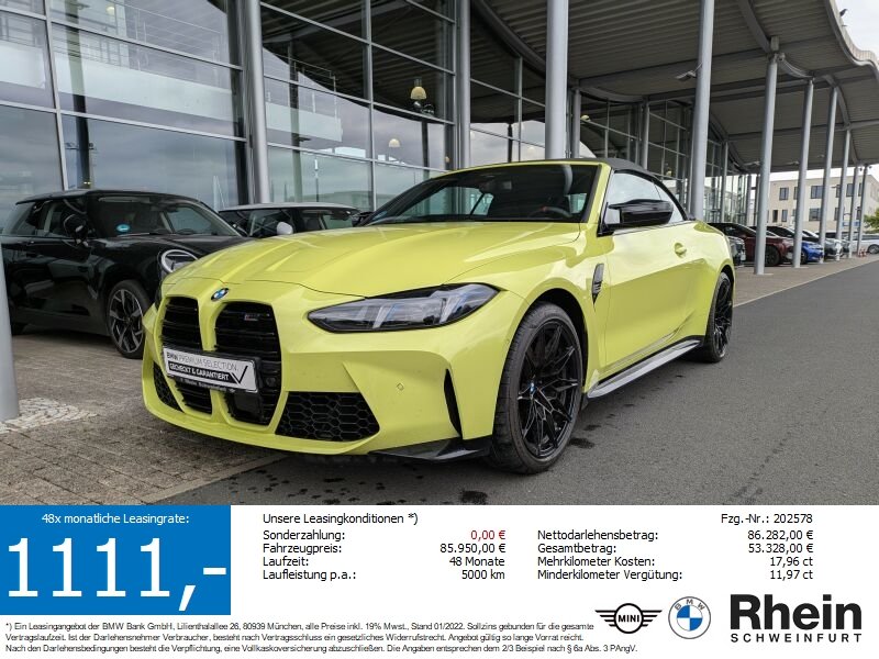 BMW M4 Competition Cabrio Harm./Kard.