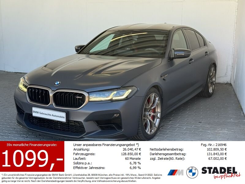 BMW M5 CS Navi.Laser.RFK.CarbonSchalensitze.HarmKard