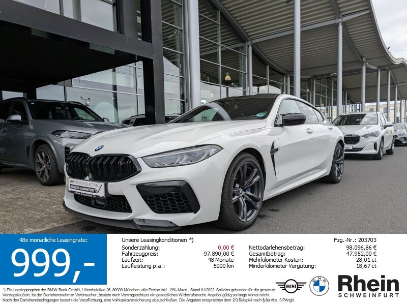 BMW M8 Competition Gran Coup xDrive Laser.Softclose