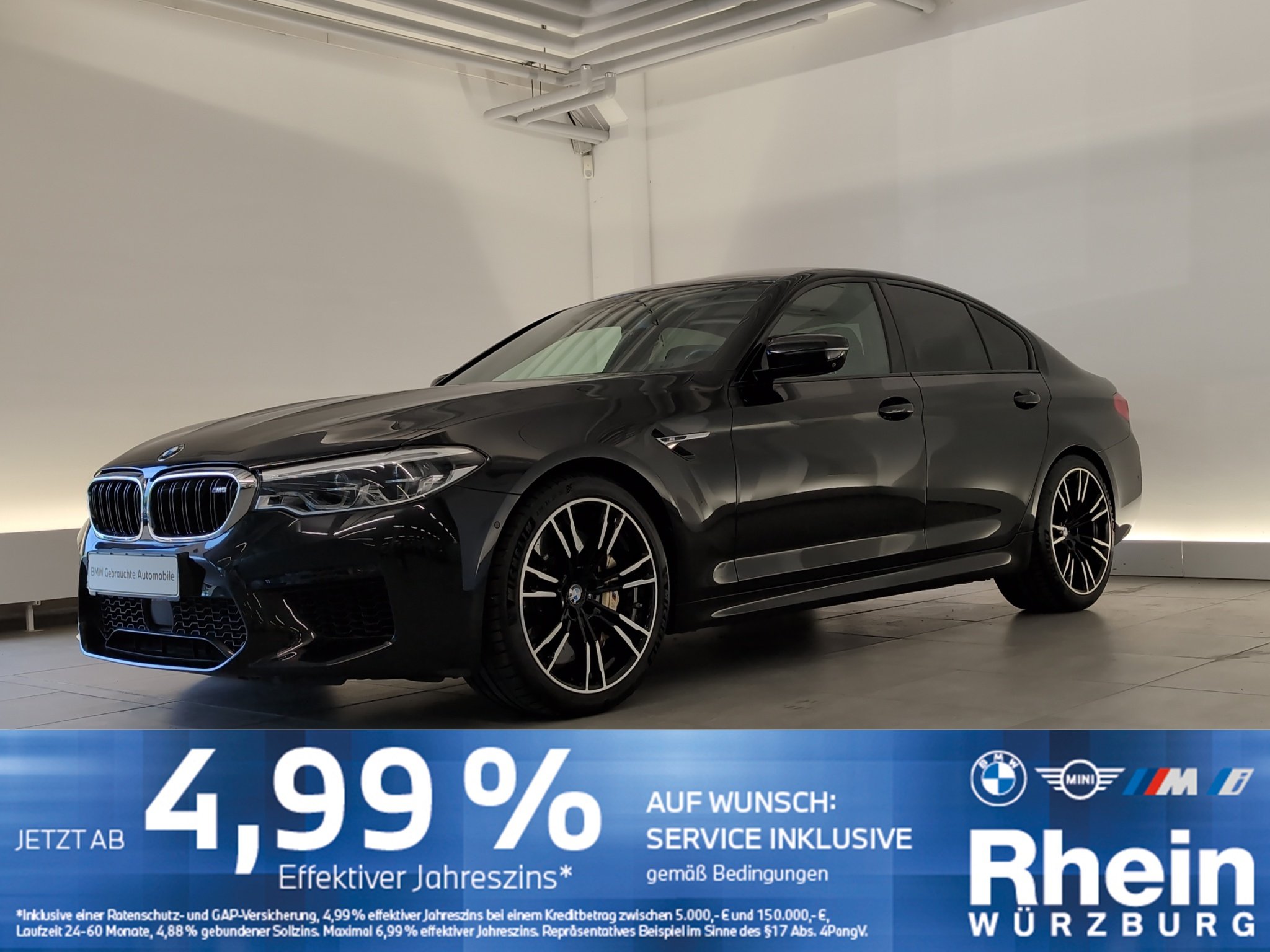 BMW M5 Limousine Navi/LED/360/SHZ v+h/HuD/ACC/Apple