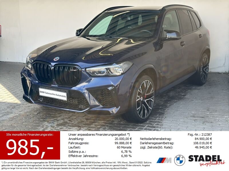 BMW X5 M Navi.Laser.Gestik.360.KomfZg.HarmanKardon