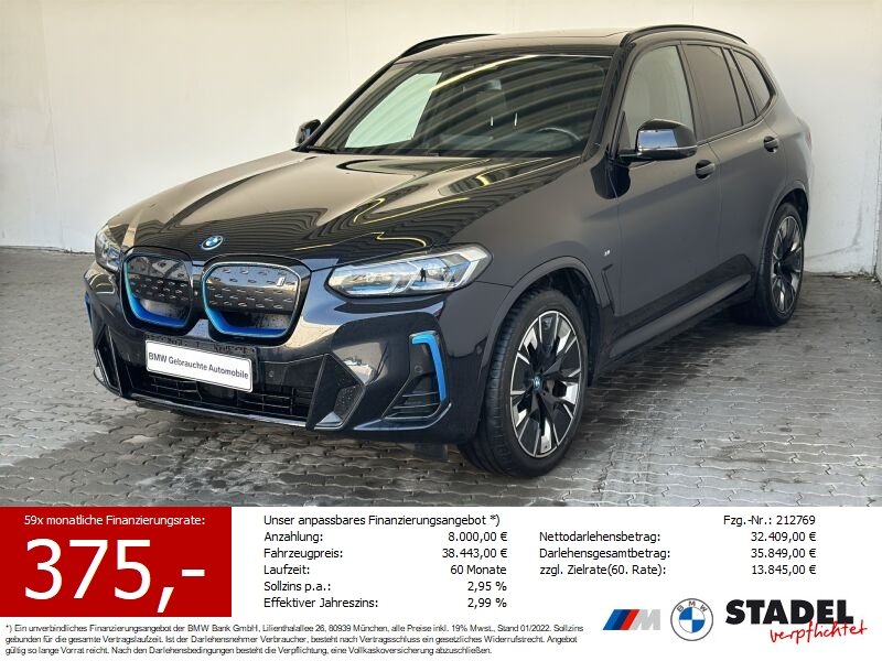 BMW iX3 M Sport Navi.Laser.ACC.360.AHK.HuD.Gestik