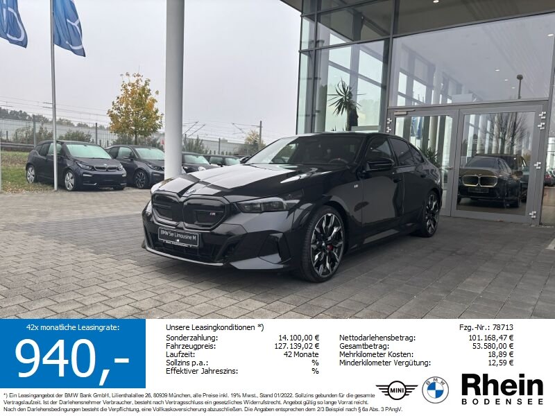 BMW i5 M60 xDrive Lim.  Sitzl&uuml;ftung AHK P-Dach