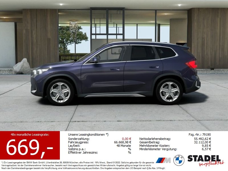 BMW iX1 xDrive30 U11 XE2 xLine