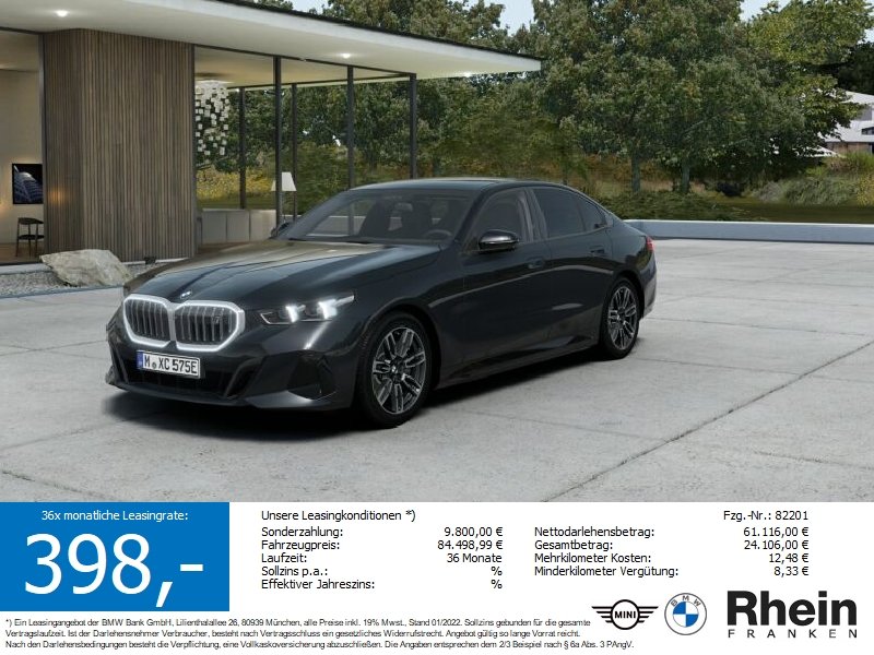 BMW i5 eDrive40 Limousine M Sportpaket AHK. HuD. uvm