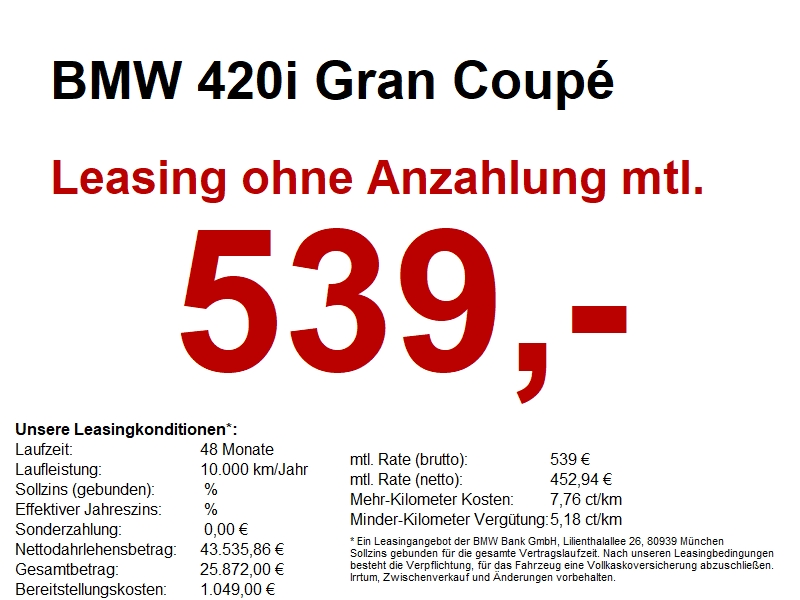 BMW 420i Gran Coup