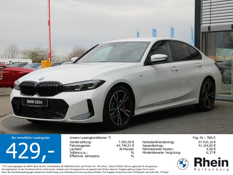 BMW 320d Limousine  Einsteigen statt träumen