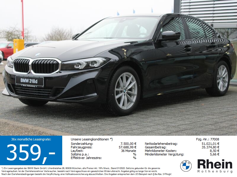 BMW 318d Limousine  Schock dich selbst.