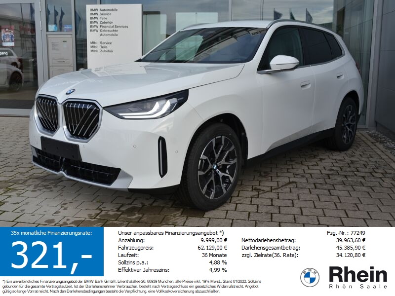 BMW X3 20 xDrive AHK. DA. PA