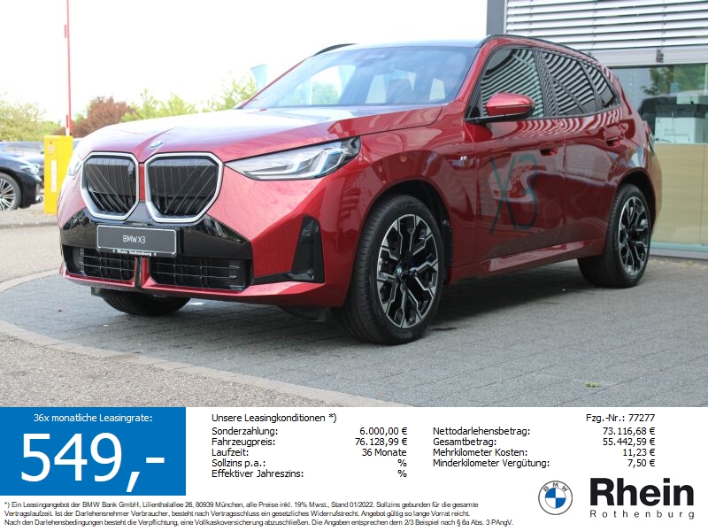 BMW X3 xDrive20 G45 B48 M Sport  Unvernünftig gut