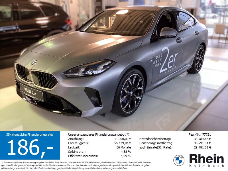BMW 220 Gran Coup M Sport Neues Modell