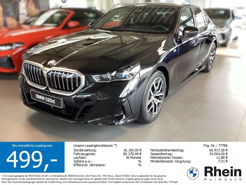 BMW 520d xDriveLimousine M Sport Komfortsitze
