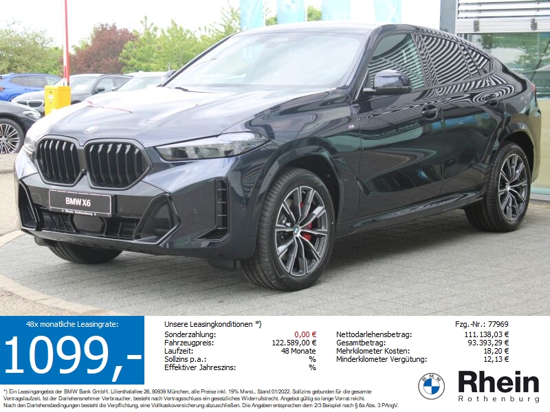 BMW X6 xDrive40d M Sport vorverkaufter Vorführwagen