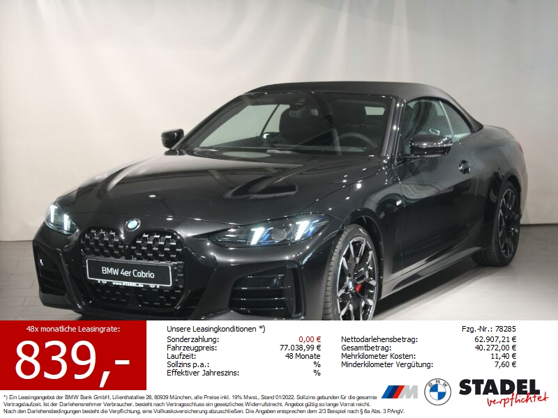 BMW 420i Cabrio M Sportpaket