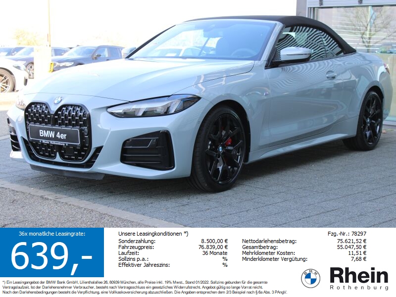 BMW 420i M Sportpaket  Frecher Preis