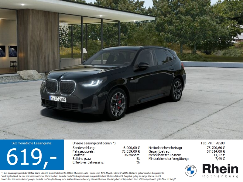 BMW X3 20d xDrive M Sportpaket