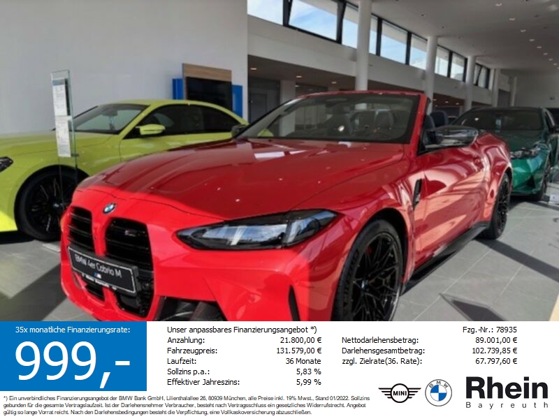 BMW M4 Competition Cabrio mit M xD
